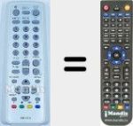 Replacement remote control for MV-RM191A 